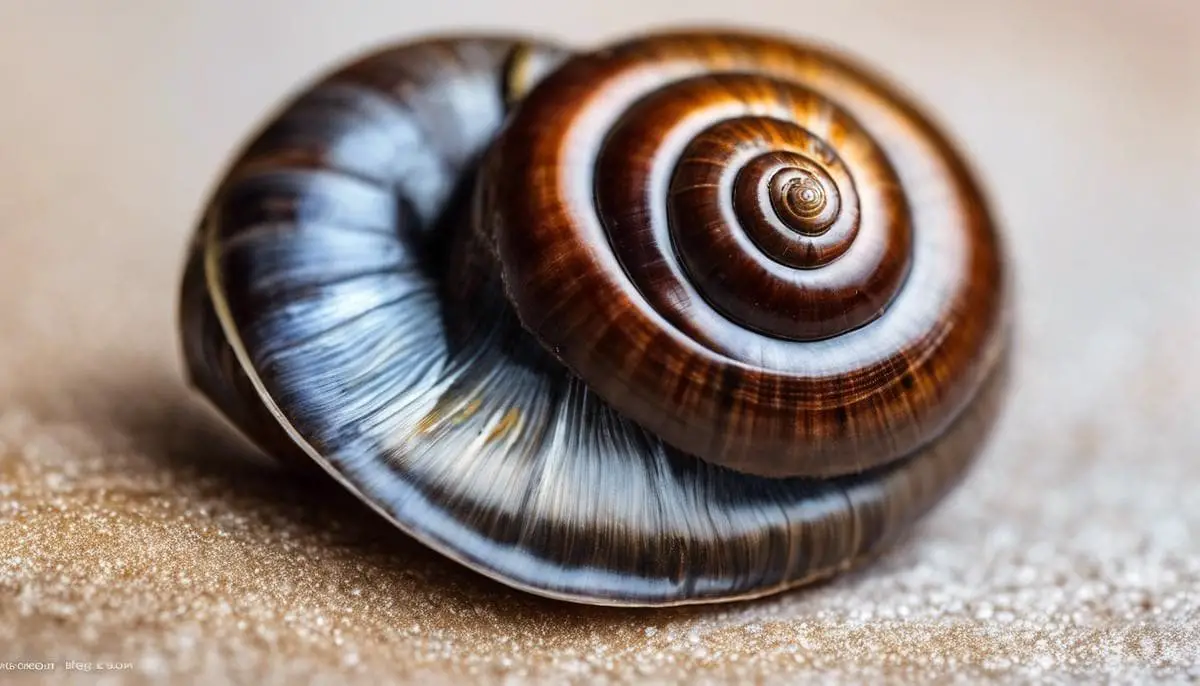 An image of a snail's shell, a symbol of personal protection and growth